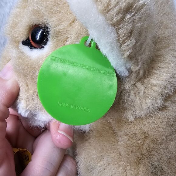 Vintage World Wildlife Fund Lioness 1985 Ear Tag 19" Lion Big Cats Rare - Picture 4 of 11